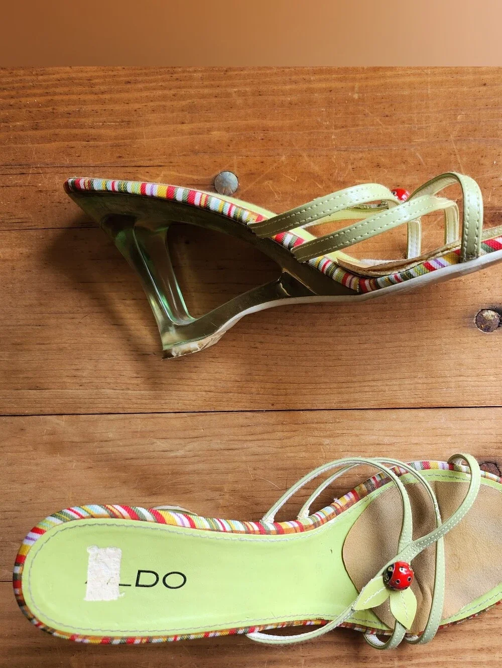 Vintage Ladybug Heels